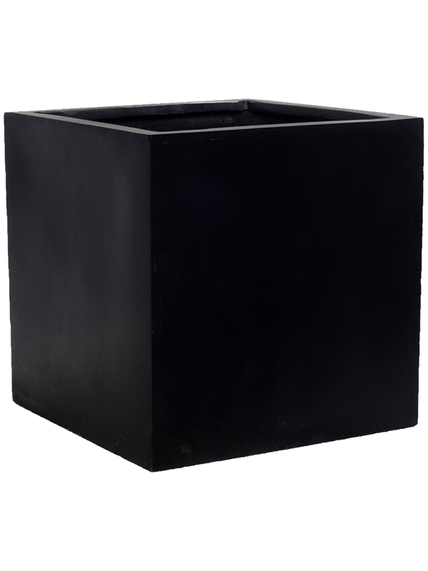 Кашпо Fiberstone Block S Black