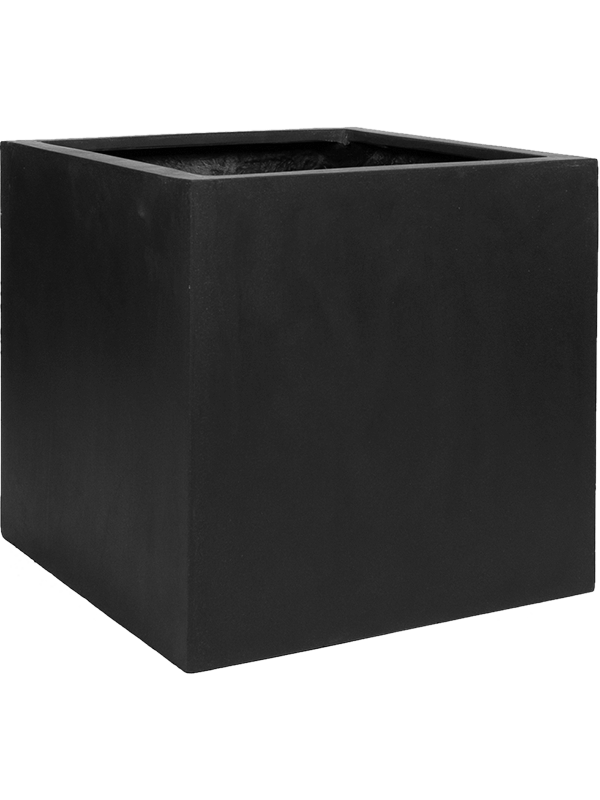 Кашпо Fiberstone Block M Black