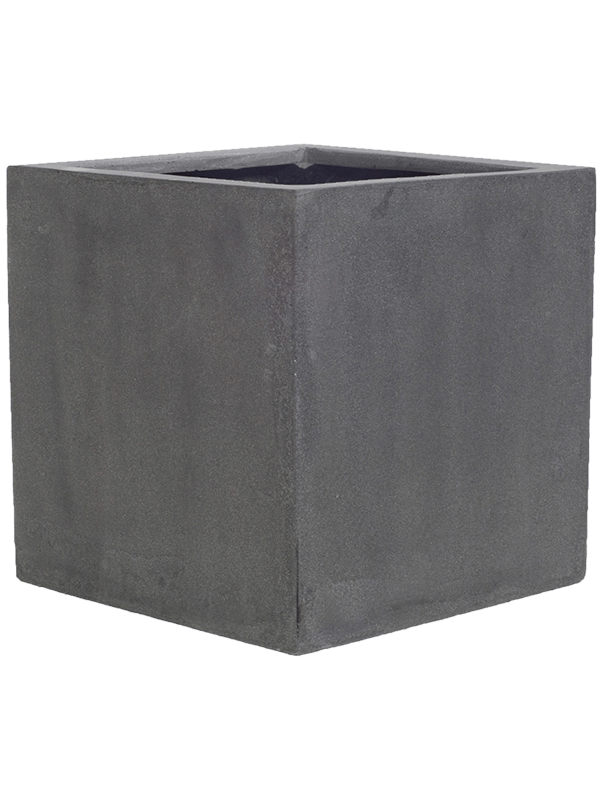 Кашпо Fiberstone Block S Grey