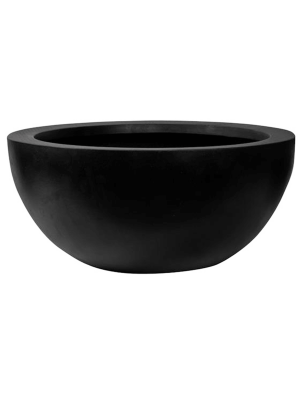 Кашпо Fiberstone Vic Bowl M Black