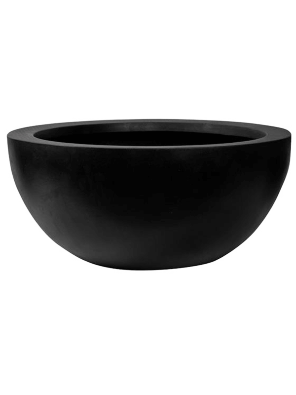 Кашпо Fiberstone Vic Bowl M Black