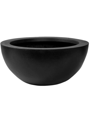 Кашпо Fiberstone Vic Bowl S Black