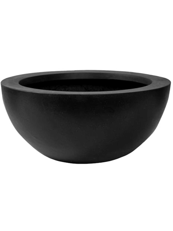 Кашпо Fiberstone Vic Bowl S Black