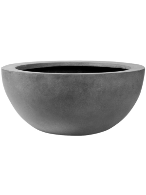 Кашпо Fiberstone Vic Bowl L Grey