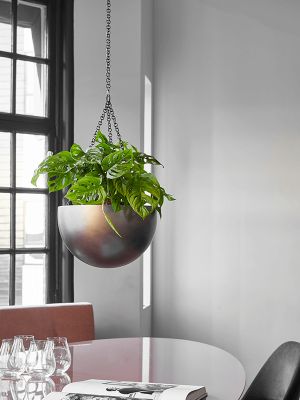 Кашпо подвесное Baq Gradient Hanging Bowl Matt Coffee