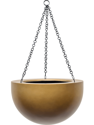 Кашпо подвесное Baq Gradient Hanging Bowl Matt Honey