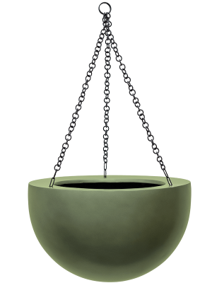 Кашпо подвесное Baq Gradient Hanging Bowl Matt Forest Green