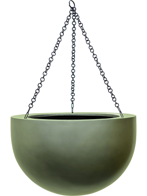 Кашпо подвесное Baq Gradient Hanging Bowl Matt Forest Green