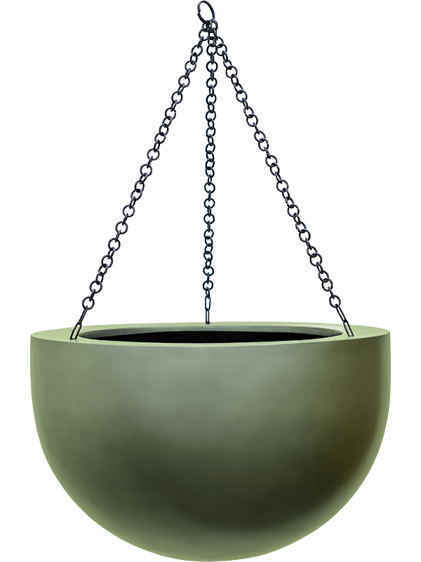 Кашпо подвесное Baq Gradient Hanging Bowl Matt Forest Green