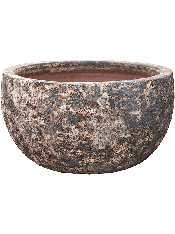 Кашпо Baq Lava Bowl relic rust metal