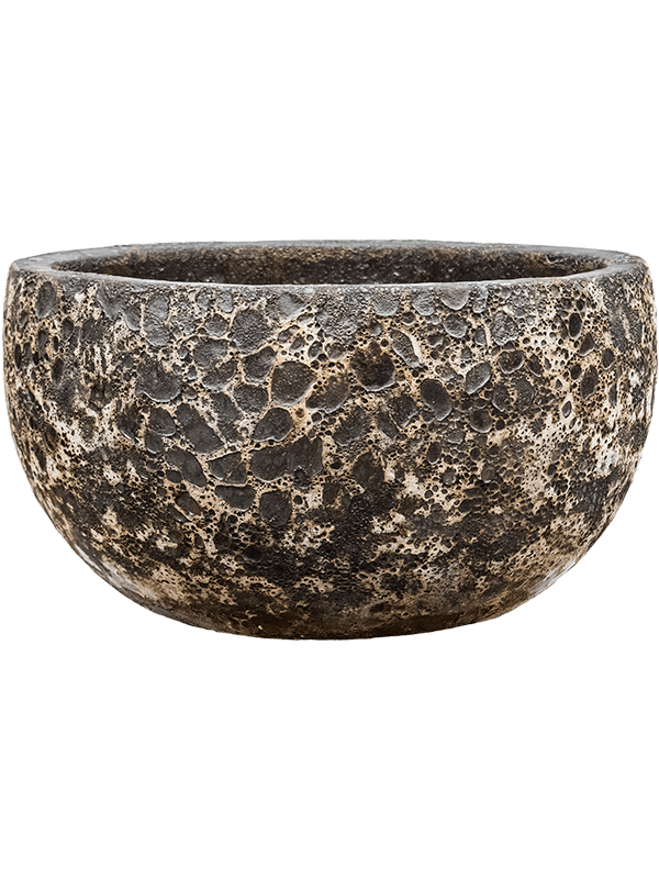 Кашпо Baq Lava Bowl relic black