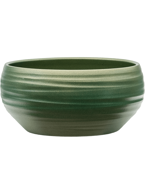 Кашпо Groove Bowl Monaco Stone Pearl Green