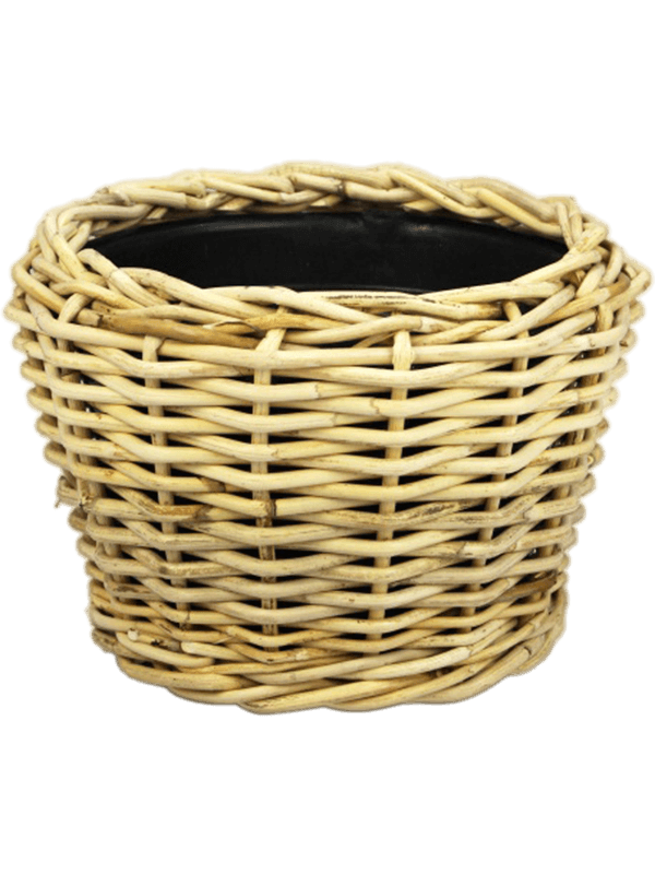 Кашпо Drypot Rattan Round Blond