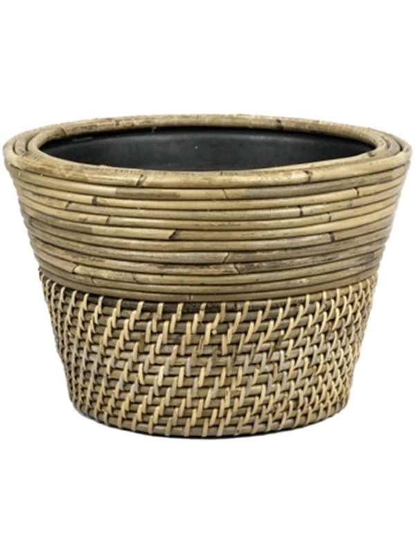 Кашпо Drypot Rattan Lombok Grey