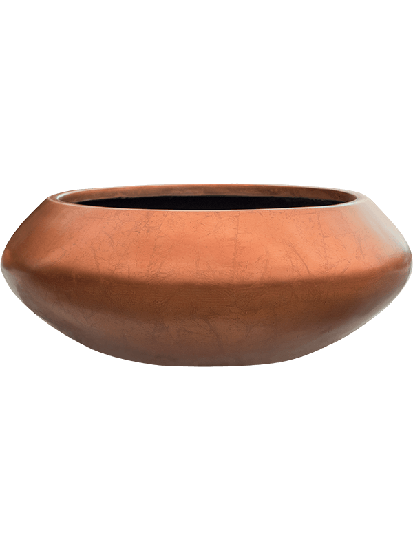 Кашпо Baq Metallic Silver leaf Bowl Ufo Matt Copper