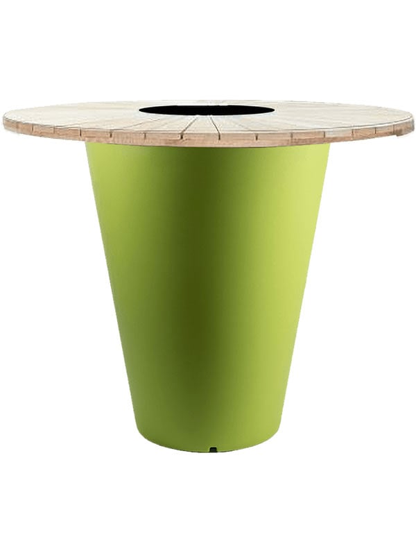 Стол барный с кашпо Otium Olla Table Herba Lime Green