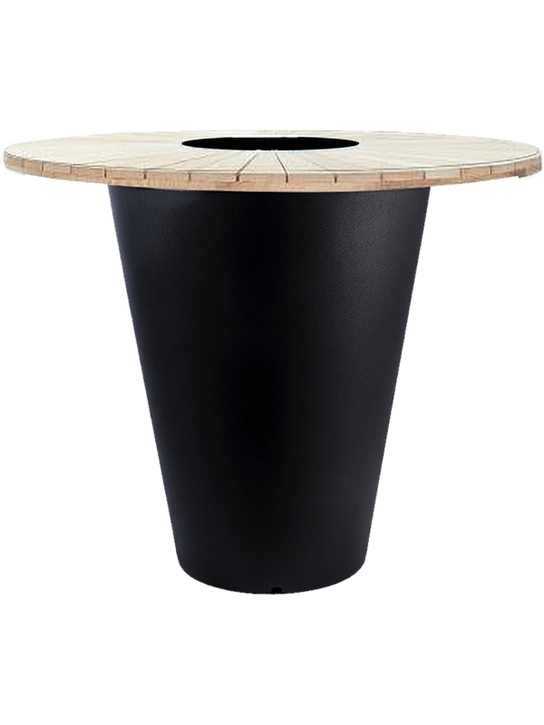 Стол барный с кашпо Otium Olla Table Herba Black