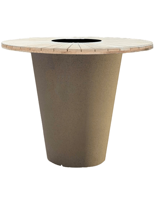 Стол барный с кашпо Otium Olla Table Herba Exclusive Natural Cork