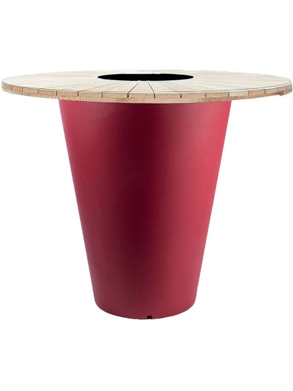 Стол барный с кашпо Otium Olla Table Herba Red