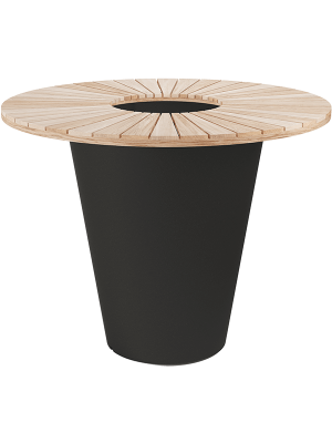 Стол барный с кашпо Otium Olla Table Herba Exclusive Black Cork