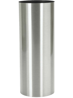 Кашпо Parel Column stainless steel brushed on felt (1.2 мм)