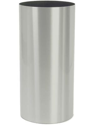 Кашпо Parel Column stainless steel brushed on felt (1.2 мм)