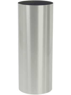 Кашпо Parel Column stainless steel brushed on felt (1.2 мм)