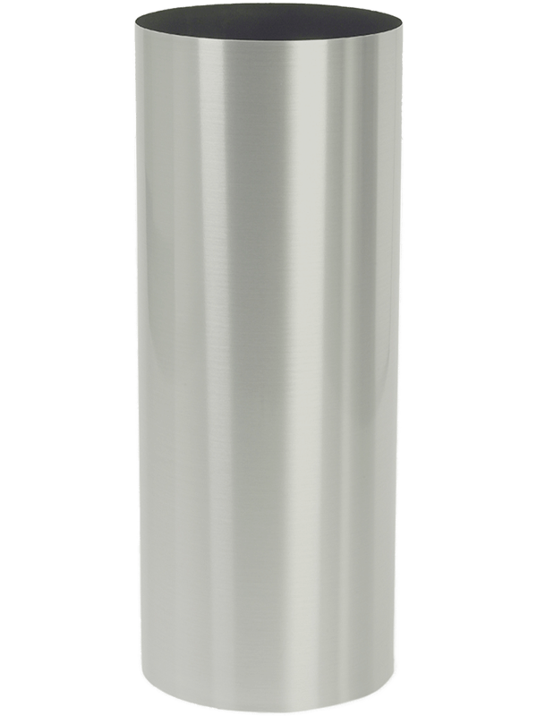 Кашпо Parel Column stainless steel brushed on felt (1.2 мм)