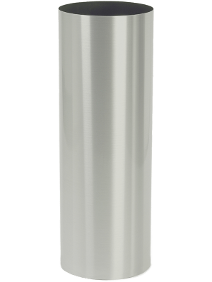 Кашпо Parel Column stainless steel brushed on felt (1.2 мм)