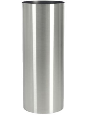 Кашпо Parel Column stainless steel brushed unlaquered on felt (1.2 мм)