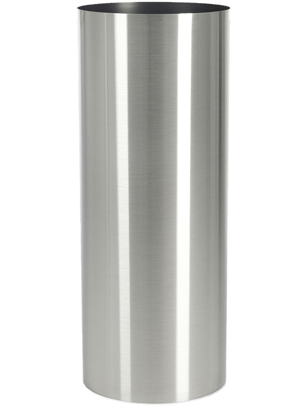 Кашпо Parel Column stainless steel brushed unlaquered on felt (1.2 мм)