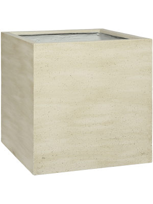 Кашпо Cement & Stone Block L Vertical Beige Washed