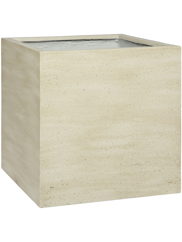 Кашпо Cement & Stone Block L Vertical Beige Washed