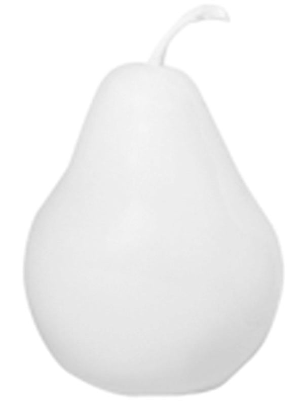 Фигура декоративная Груша Glossy white L