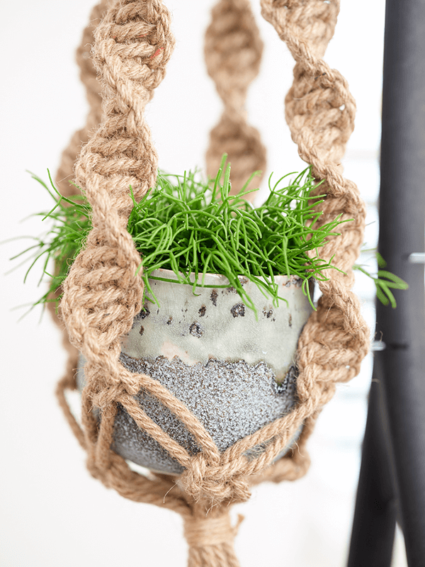 Подвес для кашпо Macrame Flowerpot Hanger Brown (для кашпо 15-22 см)