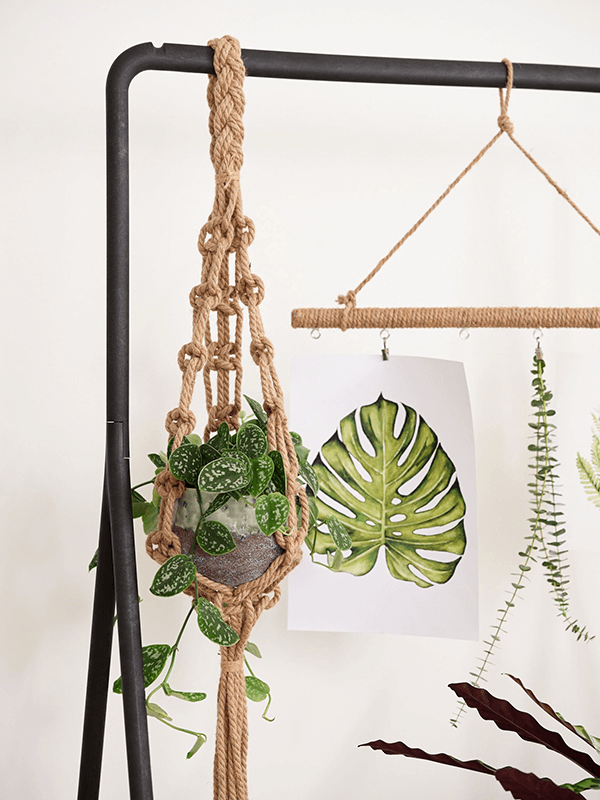 Подвес для кашпо Macrame Flowerpot Hanger Brown (для кашпо 15-22 см)