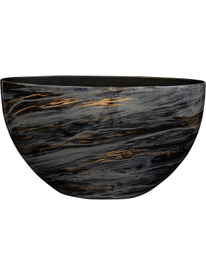 Кашпо Niene Planter Marble Black