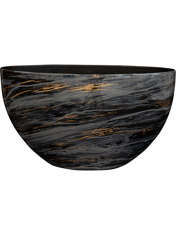 Кашпо Niene Planter Marble Black