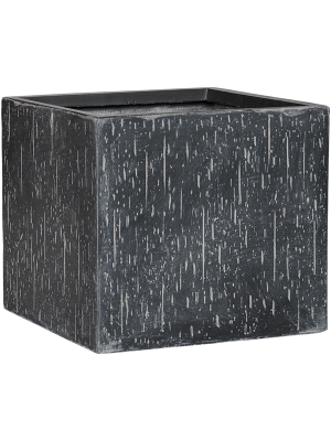 Кашпо Baq Raindrop Cube Anthracite