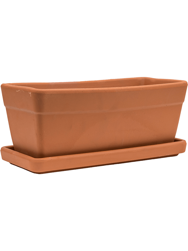 Кашпо балконное с поддоном Terra Cotta Set Balcony Box + Saucer