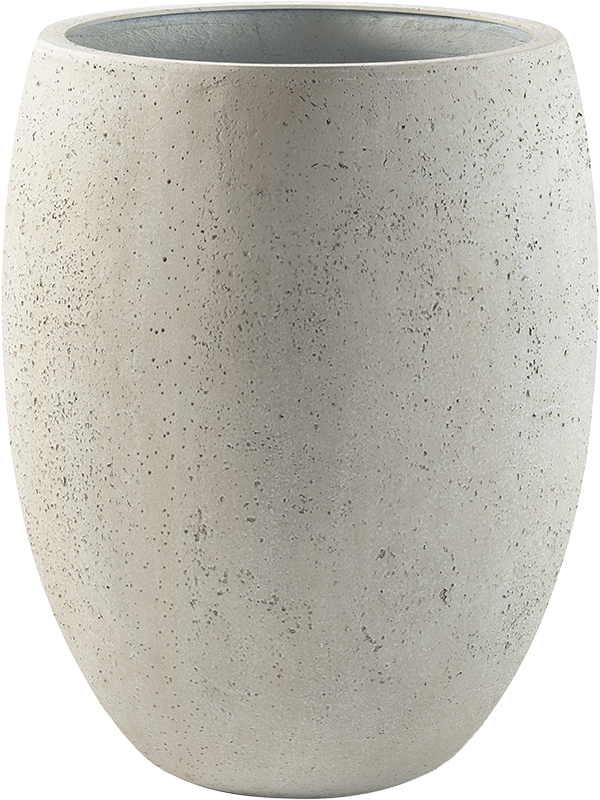 Кашпо Grigio Tall Balloon Antique White Concrete