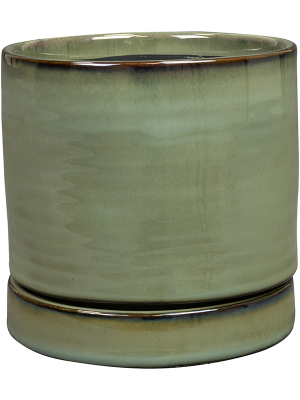 Кашпо с поддоном Lana Pot With Saucer Sea Green