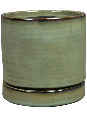 Кашпо с поддоном Lana Pot With Saucer Sea Green