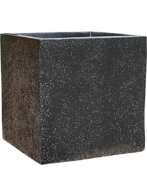 Кашпо Baq Terrazzo Cube Black