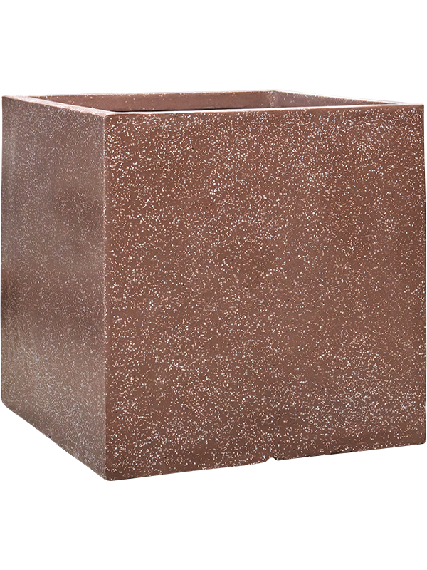 Кашпо Baq Terrazzo Cube Mocha