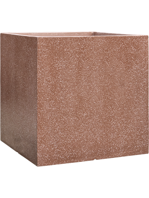 Кашпо Baq Terrazzo Cube Mocha