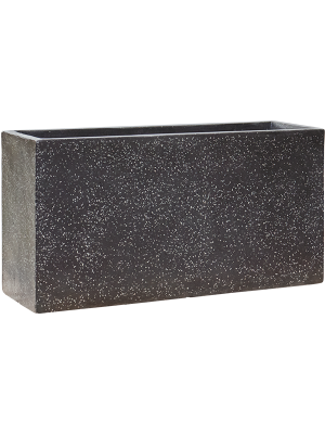 Кашпо Baq Terrazzo Rectangle Black