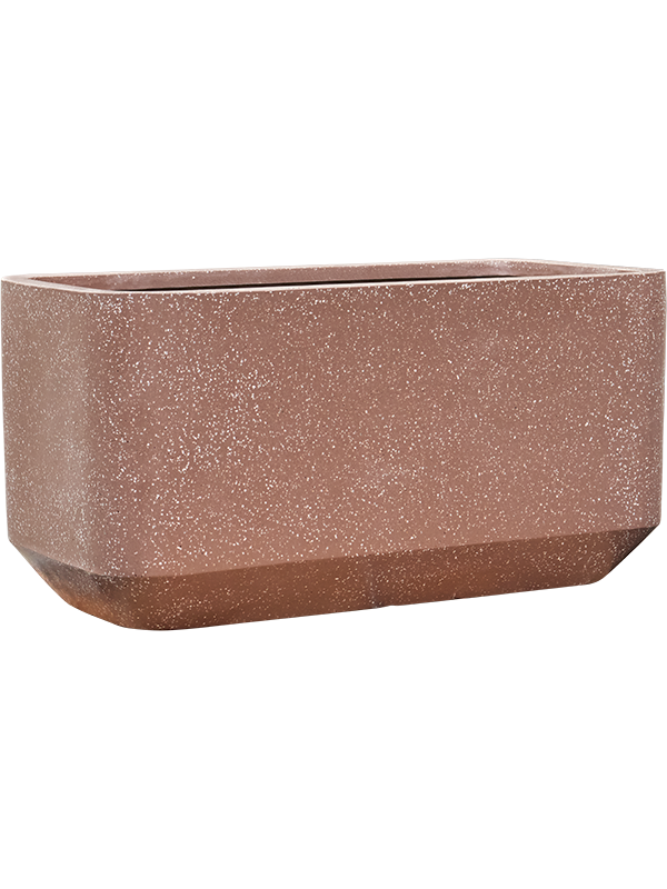 Кашпо Baq Terrazzo Rounded Rectangle Mocha