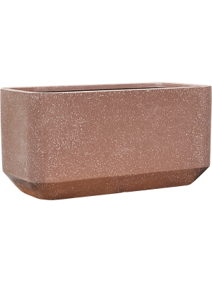 Кашпо Baq Terrazzo Rounded Rectangle Mocha