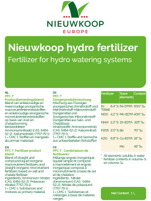 Nieuwkoop hydro fertilizer